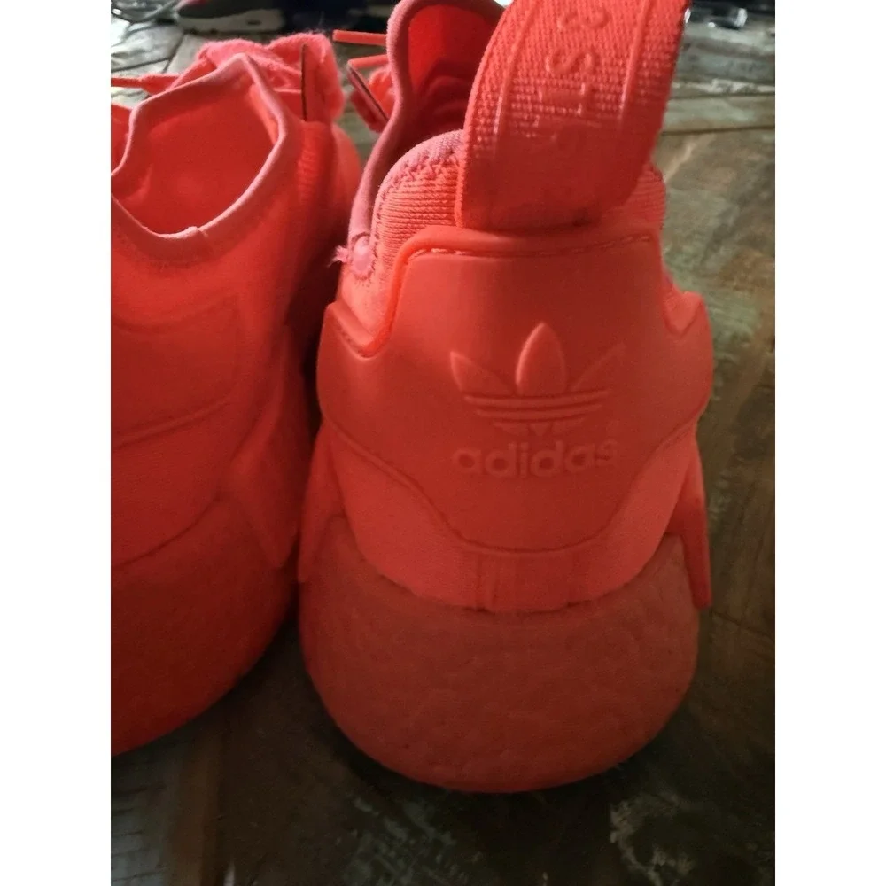 Men's Adidas NMD R1 Hot Orange Red Shoes Size 12.5